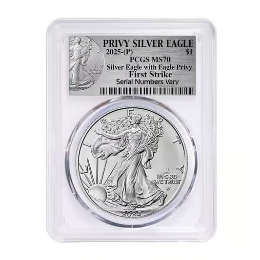 2025 Eagle Privy 1 oz Silver American Eagle